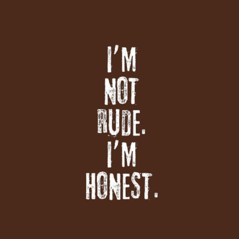 ROUND NECK | BROWN | RUDE - Teestra