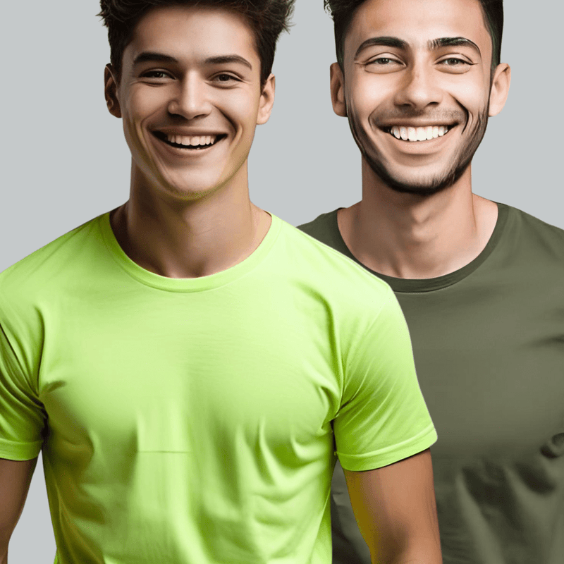 ROUND NECK | MENS | PACKOF2 | COMBO 7 - Teestra