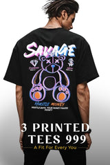 3 Printed Tees 999 - Teestra