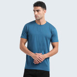Men's Solid Round neck T-shirt - Teestra