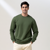 Men's Heavyweight Fleece Sweatshirt - 300 GSM Pure Cotton