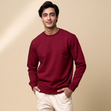 Men's Heavyweight Fleece Sweatshirt - 300 GSM Pure Cotton