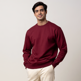 Men's Heavyweight Fleece Sweatshirt - 300 GSM Pure Cotton