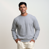Men's Heavyweight Fleece Sweatshirt - 300 GSM Pure Cotton