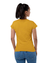 AMIGOS CLASSIC VINTAGE PRINTED TSHIRT - MUSTARD - Teestra