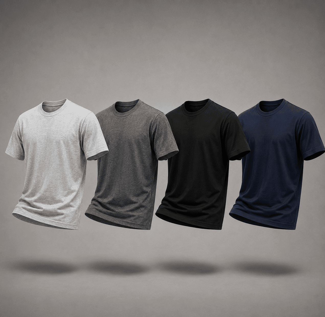 B2B White Label | Round Neck Tee | 65/35 Blend | 180 GSM | Pack of 5 - Teestra