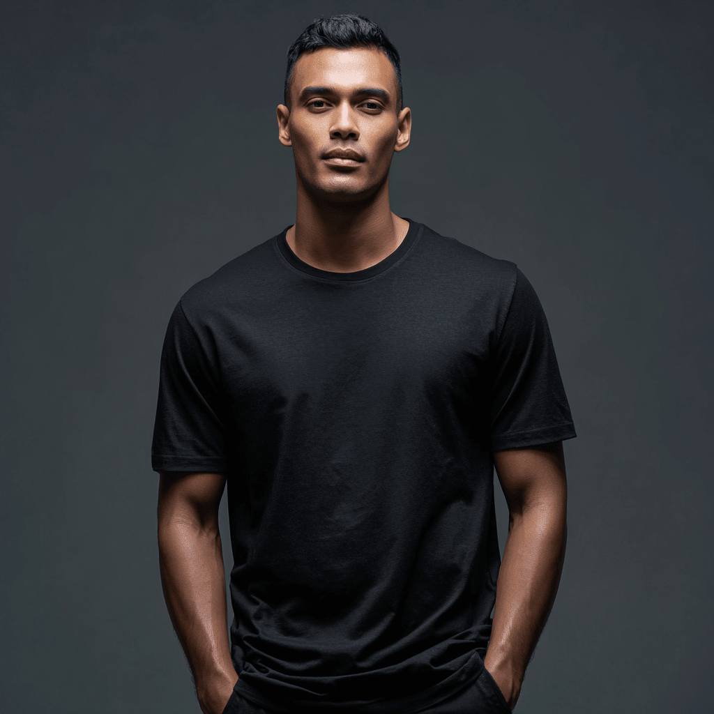 Bamboo Cotton Round Neck T-Shirt | Ultra Soft Bio - Wash Tee for Men - Pack of 3 - Teestra