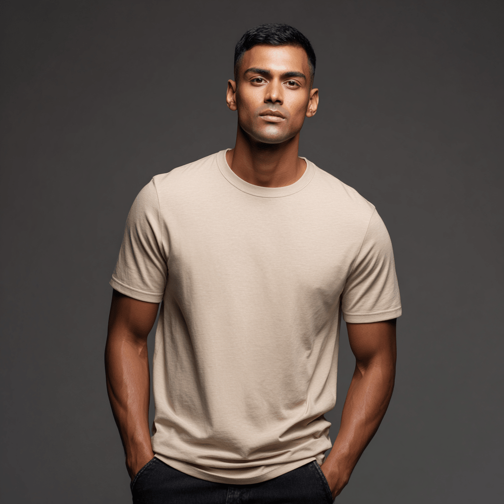 Bamboo Cotton Round Neck T-Shirt | Ultra Soft Bio - Wash Tee for Men - Pack of 3 - Teestra