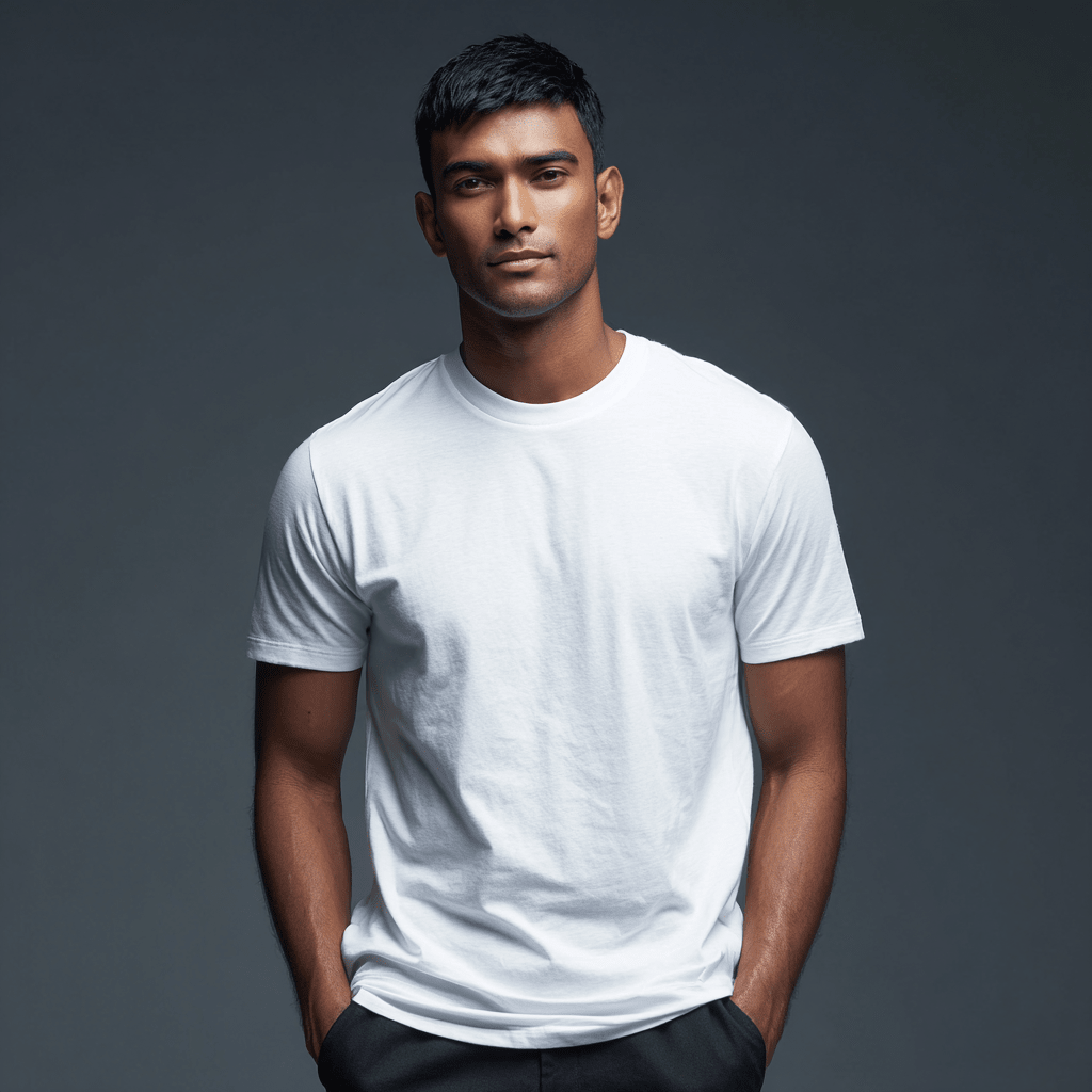 Bamboo Cotton Round Neck T-Shirt | Ultra Soft Bio - Wash Tee for Men - Pack of 3 - Teestra