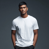 Bamboo Cotton Round Neck T-Shirt | Ultra Soft Bio - Wash Tee for Men - Pack of 3 - Teestra