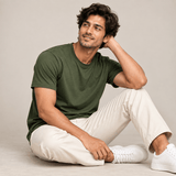 Bamboo Cotton Tee | 200 GSM | Pick Any 3 - ₹1,999 - Teestra