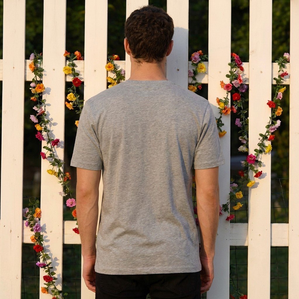 Bamboo Cotton Tee — Ash - Teestra