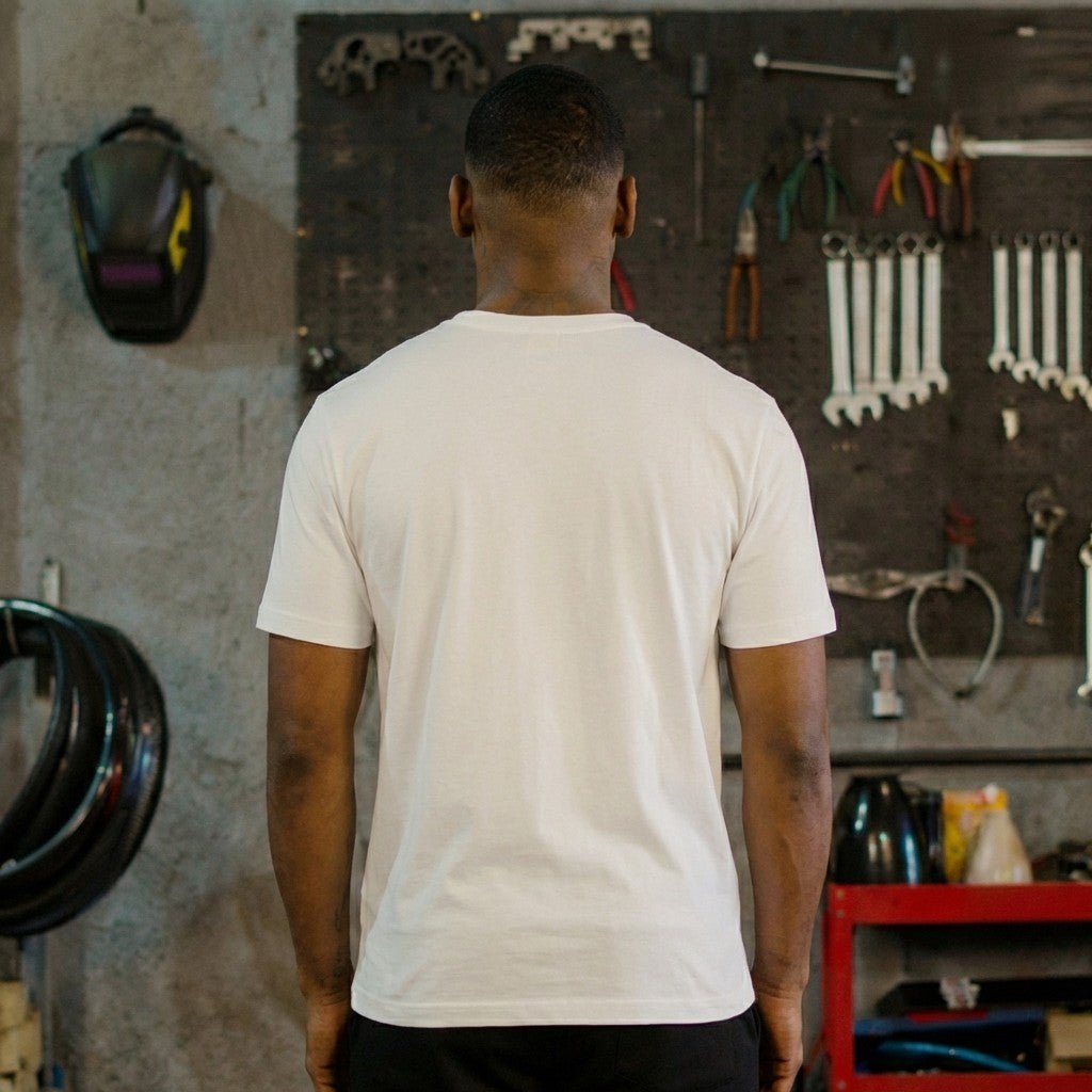 Bamboo Cotton Tee — Cloud - Teestra