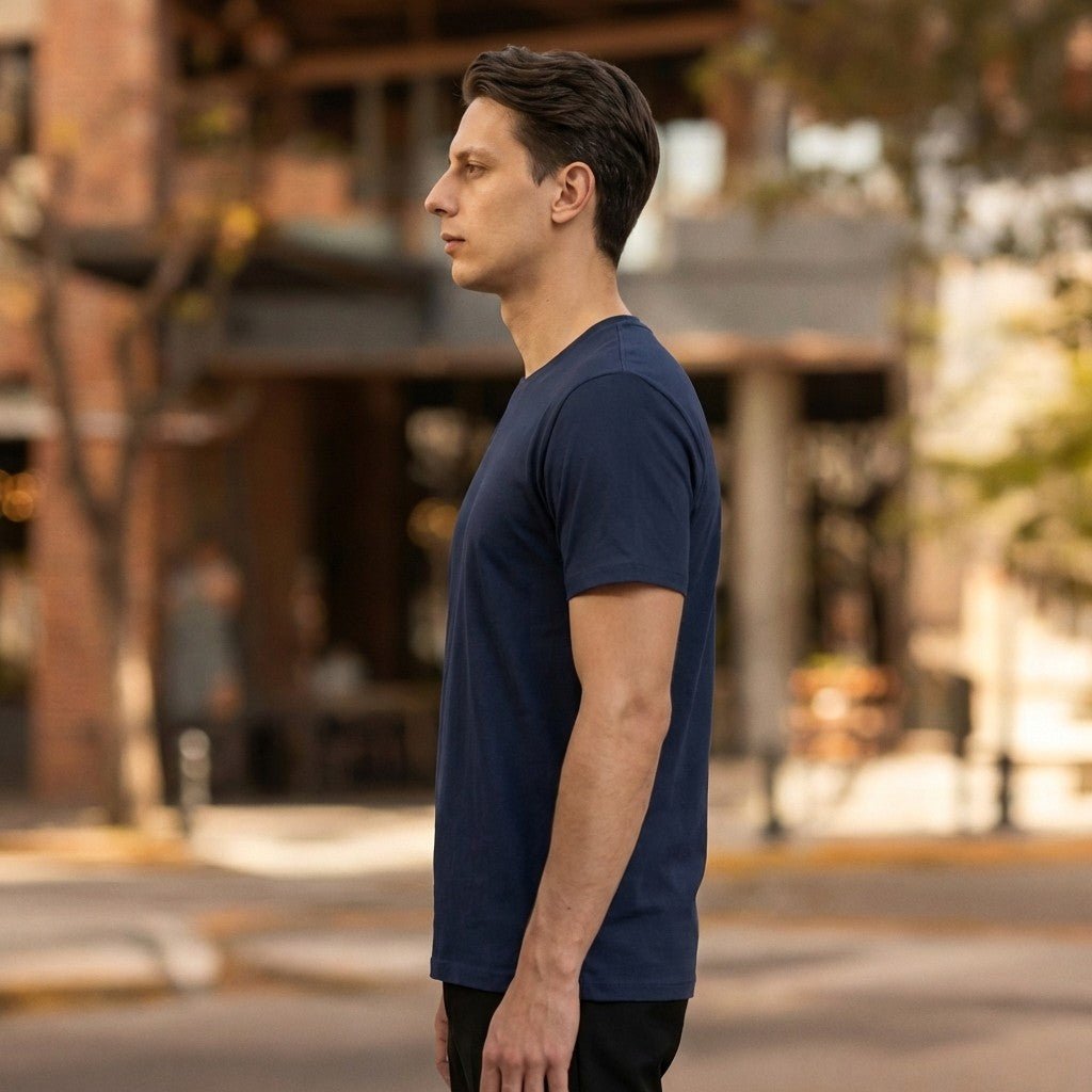 Bamboo Cotton Tee — Dusk - Teestra