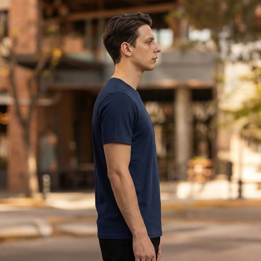 Bamboo Cotton Tee — Dusk - Teestra