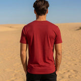 Bamboo Cotton Tee — Ember - Teestra
