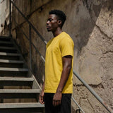 Bamboo Cotton Tee — Marigold - Teestra