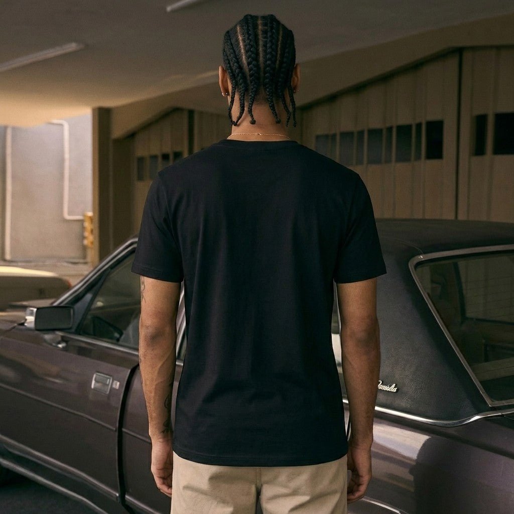 Bamboo Cotton Tee — Midnight - Teestra