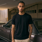 Bamboo Cotton Tee — Midnight - Teestra