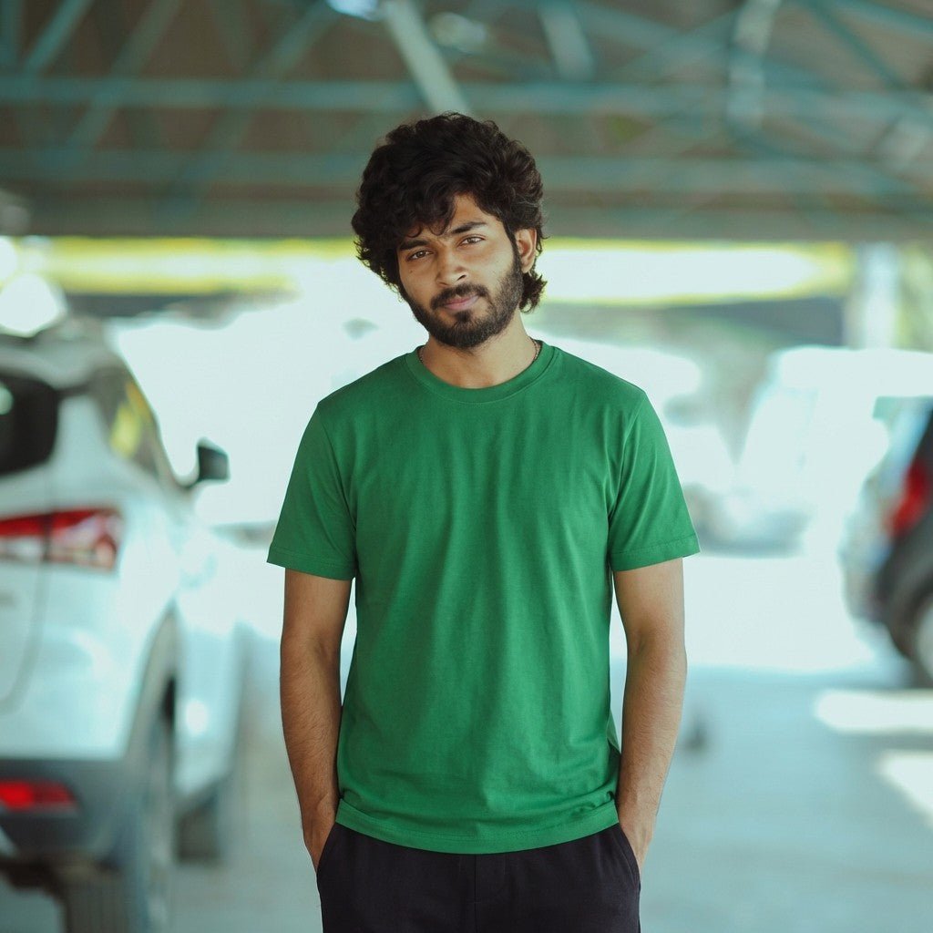 Bamboo Cotton Tee — Sage - Teestra