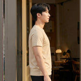 Bamboo Cotton Tee — Sand - Teestra