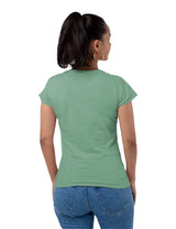 CAMERA PRINTED TSHIRT - LIGHT TURQUOISE - Teestra