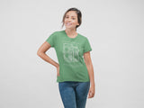 CAMERA PRINTED TSHIRT - LIGHT TURQUOISE - Teestra