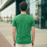 Emerald Green Plain Round Neck Tshirt - Teestra