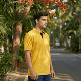 Golfer | Mens Polo | Banana Yellow - Teestra