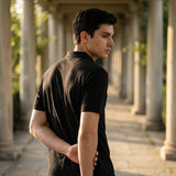 Golfer | Mens Polo | Black - Teestra