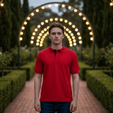 Golfer | Mens Polo | Blaze Red - Teestra