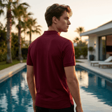 Golfer | Mens Polo | French Wine - Teestra