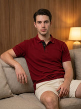 Golfer | Mens Polo | French Wine - Teestra