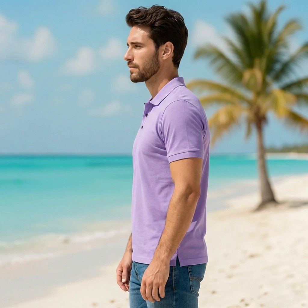 Golfer | Mens Polo | Lavender - Teestra