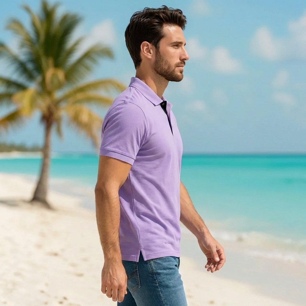 Golfer | Mens Polo | Lavender - Teestra