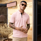 Golfer | Mens Polo | Pink - Teestra