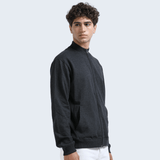 Grey High Neck Jacket - Teestra