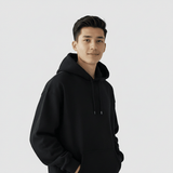 Hoodie | Men | Black - Teestra
