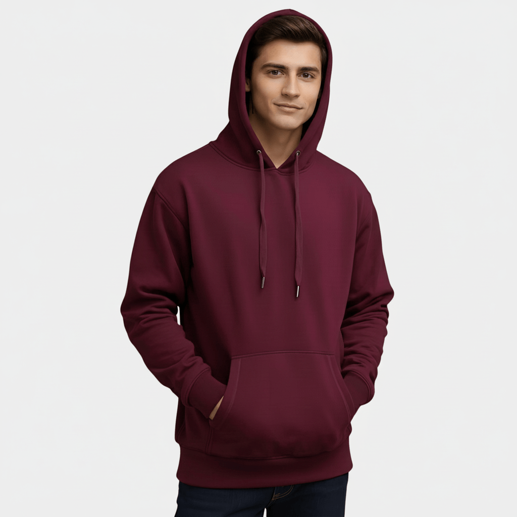 Hoodie | Men | Burgundy - Teestra