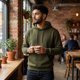 Hoodie | Men | Olive - Teestra