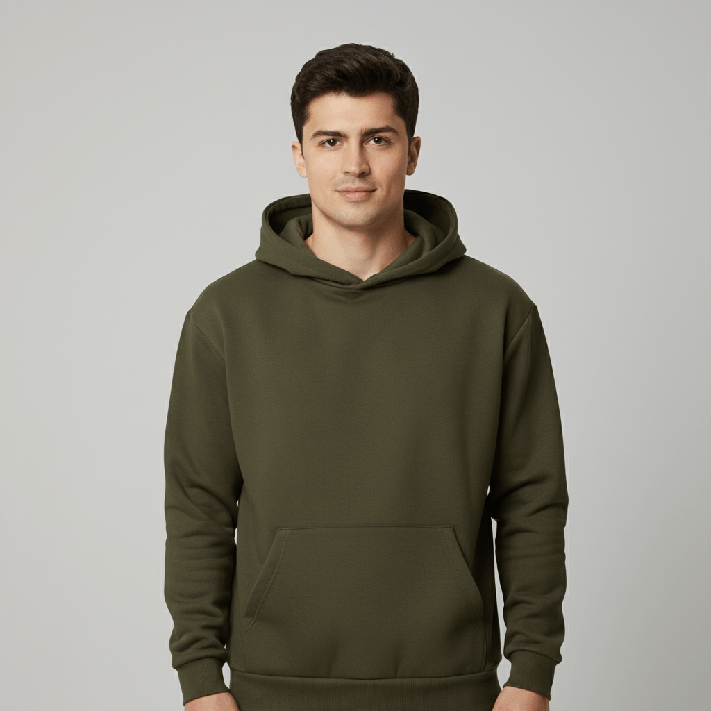 Hoodie | Men | Olive - Teestra