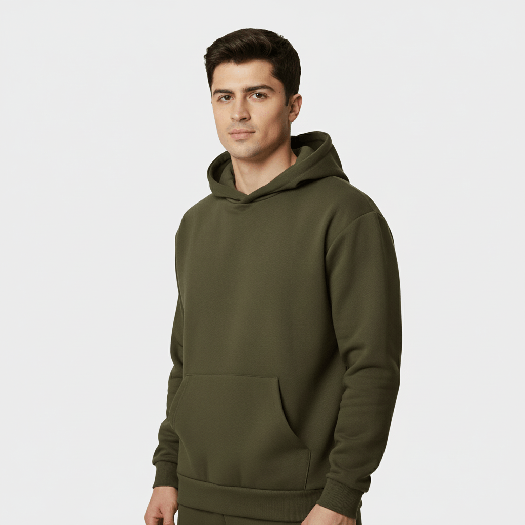 Hoodie | Men | Olive - Teestra