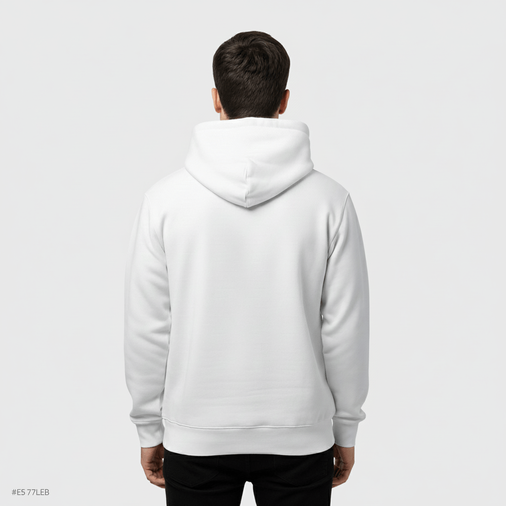 Hoodie | Men | White - Teestra