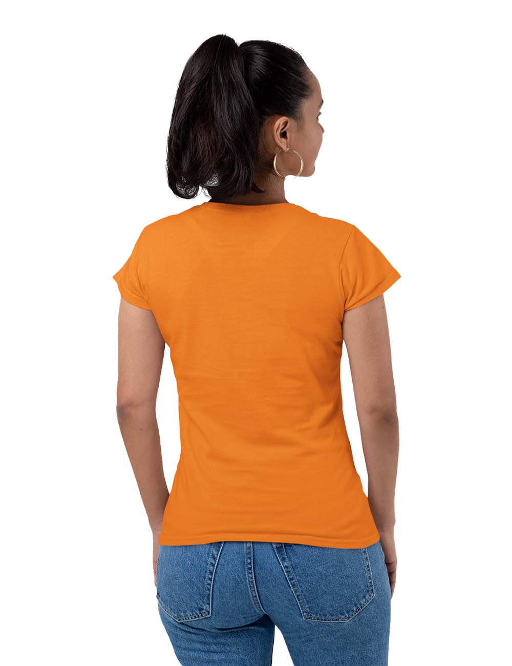 IAM HERE TO EDUCATE PRINTED TSHIRT - ORANGE - Teestra