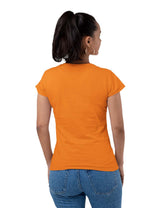 IAM HERE TO EDUCATE PRINTED TSHIRT - ORANGE - Teestra