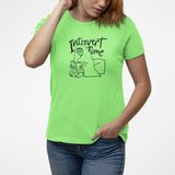 INTROVERT TIME PRINTED TSHIRT - Teestra