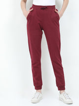 JOGGERS | WOMEN | BURGUNDY - Teestra