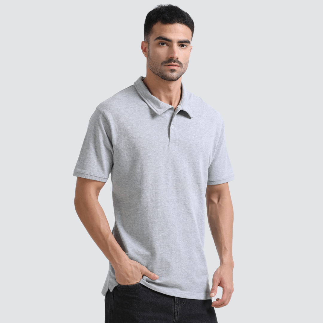 JOHNNY POLO | MEN | STEEL - Teestra