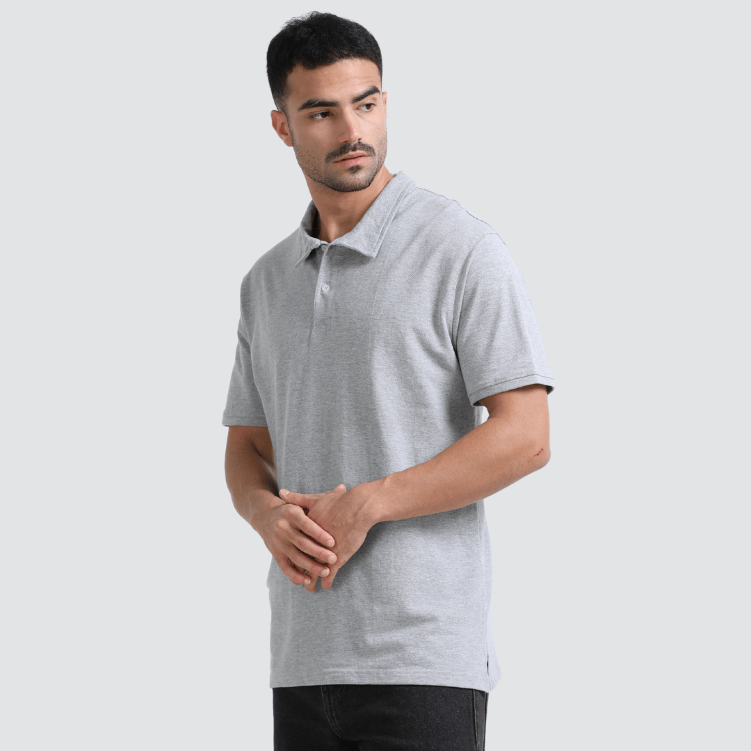 JOHNNY POLO | MEN | STEEL - Teestra