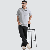 JOHNNY POLO | MEN | STEEL - Teestra